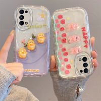 เคสสำหรับ Phone Case เคส OPPO Reno5 Reno4 4G 5G ภาพวาดระบายสีน่ารักการ์ตูนมาการอง3D ตุ๊กตาเคสซิลิโคนซิลิโคนโทรศัพท์กันกระแทกปกหลัง2023