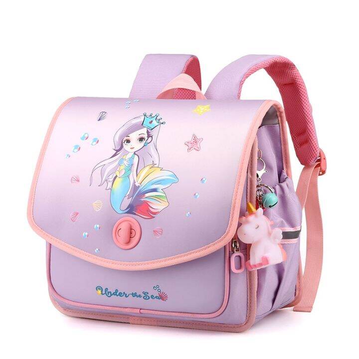 2022-new-kids-cartoon-school-bag-for-girls-primary-backpacks-grades-1-3-primary-student-children-waterproof-hasp-schoolbag