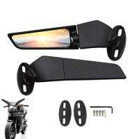 Motorcycle Wing Rearview Mirrors Motorcycle Rearview Mirror Modified Motorcycle Rearview Side Mirrors Wind Swivel Wing Mirrors