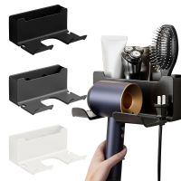 Hair Dryer Holder Bathroom Hairdryer Storage Organizer Rack Comb Holder Wall Mounted Stand Toilet Blower Holder Bathroom Shelves Bathroom Counter Stor