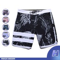 Summer New Men Waterproof Beach Shorts Phantom Bermuda Board Shorts Swim Shorts Quick Dry Casual Diving Surfwear Plus Swimwear