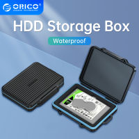 ORICO 2.5นิ้ว Ssdhdd กรณีการจัดเก็บสภาพอากาศ Shookproof ฮาร์ดไดรฟ์ป้องกันออแกไนเซอร์ HDD กล่องที่มี Carabiner ฉลาก