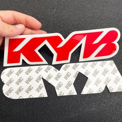 ส้อมสติกเกอร์ติดมอเตอร์ไซค์รถโมโตครอสส์สะท้อนกลับ Kyb Wp ช่วงล่าง Showa Decals สำหรับ Yamaha Honda ซูซูกิเคทีเอ็ม Kawasaki Benelli Decals