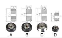 【Be worth】 vvigft 10ชิ้น CNC ล้อพลาสติก POM ขนาดเล็ก Passive ล้อ Derlin สำหรับ V-Slot C-Beam CR-10ชิ้นส่วนเครื่องพิมพ์ Ender3d