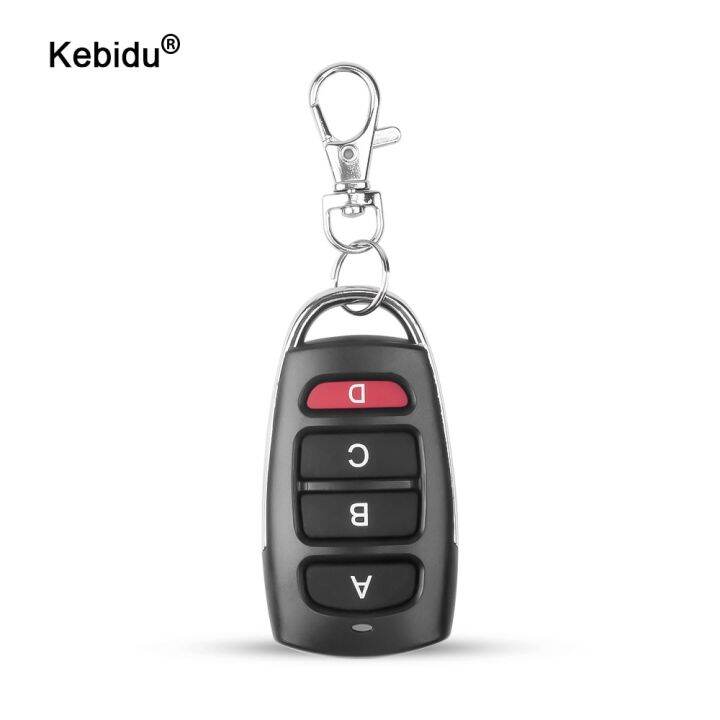 Kebidu 433 Mhz Auto Copy RF รีโมทคอนโทรล 4 ช่องประตูโคลนสําหรับประตู ...