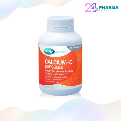 Mega We Care Calcium-D 60 แคปซูล บำรุงกระดูกและฟัน