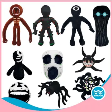 Roblox Doors Action Figure Plush Toy Halloween Gifts Stuffed Doll Eyes Seek  Rush