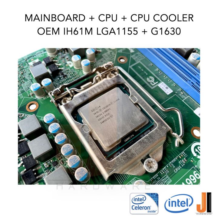 ชุดสุดคุ้ม-cpu-cooler-mainboard-oem-ih61m-lga1155-cpu-intel-celeron-g1630-2-8-ghz-2-cores-สินค้ามือสองสภาพดีมีการรับประกัน