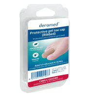 Deramed Footcare ปลอกสวมนิ้วมือและนิ้วเท้าปลายปิด แบบมีเจลสำหรับเล็บขบ เล็บฉีก กันกระแทกและแผล เจล Medical Grade 100% นำเข้าจากประเทศสเปน