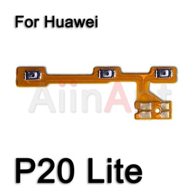 【☊HOT☊】 nang20403736363 ริบบิ้นควบคุมสายเคเบิ้ลหลักปุ่มเปิดปิดปิดเสียงปุ่มสำหรับ Huawei P9 P10 P20 P30 P40 Lite Pro Plus ชิ้นส่วนโทรศัพท์