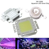 【☑Fast Delivery☑】 aojia6891 หลอดไฟไฟ Led สีฟ้าสด Grow สำหรับไฟตู้ปลา Led ชิปสำหรับตู้ปลา440nm 15000K 3W 5W 10W 30W 50W 100W