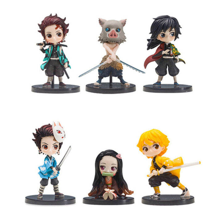 KIRIN Zenitsu Mini Nezuko Inosuke Demon Blade Giyuu Kimetsu No Yaiba ...