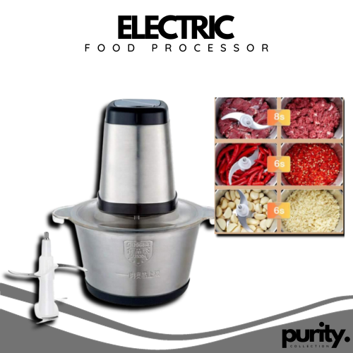 2L Home Multi Use Food Chopper Meat Grinder Electric Processor Blender  Mincer