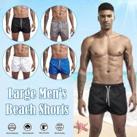 Summer Mens Swimming Shorts Quick Dry Beach Shorts Board Surf Swimwear Beach Short Male Running Gym Man Plus Size Trunks