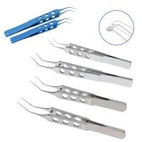 Titanium  Capsulorhexis Forceps Stainless Steel Flat Handle Ophthalmic Instruments Surgical