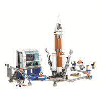 873pcs 11387 City Series Rocket Launch Control Center 60228 Childrens Building Block Toy Gifts