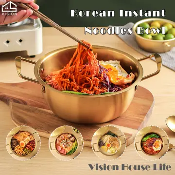 Stainless Steel Instant Noodle Pot - Double Ear Soup Pot For Gas