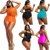 ‘；’  Women High Waist Full Coverage Swim Shorts Solid Color Size Plus Drawstring Swimwear Beachwear Bathing Wear Bikini Short