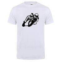 T-shirt with Motorcycle Car Print Tops Fashion Short Sleeve T shirt Brand Clothing Hip-Hop 100% Cotton Tshirt 0SRA