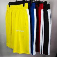 Palm Palm Angels Side Rainbow Stripe Mens and Womens Shorts Campus Retro Casual Sports Five-point Pants