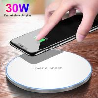 ✷♟✠ 30W Wireless Charger For iPhone 14 13 12 11 Pro XS Max Mini X XR 8 Induction Fast Wireless Charging Pad For Samsung S23 S22 S21