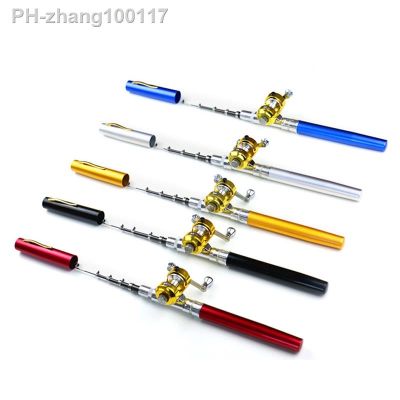Foldable Stream Easy-to-use Fishing Rod In-demand Outdoor Telescopic Mini Fishing Rod For Convenient Fishing Telescopic Folded
