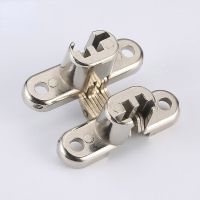 1PCS Hidden Hinges 8x42MM Invisible Concealed Cross Door Hinge Bearing 180D With Screw For Folding Door/Window Furniture DIY Door Hardware Locks