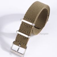 Tali Jam Kanvas Terbaru 20Mm 22Mm Kepang untuk Jam Tangan Samsung 4 3 45/41Mm 46Mm Gelang Olahraga untuk Huawei Amazfit Band Aksesoris