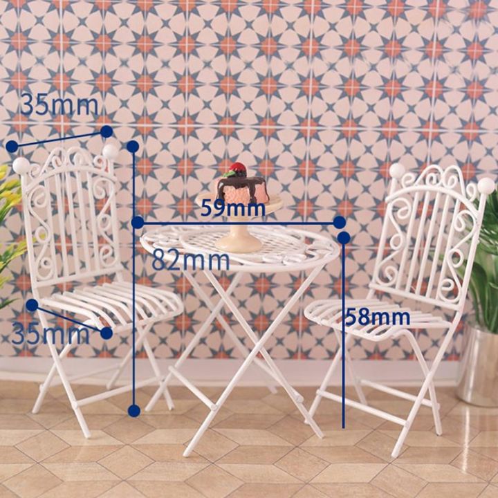 european-style-miniature-metal-white-table-chair-for-1-12-dolls-house-room-garden-furniture-furniture-protectors-replacement-parts-furniture-protector