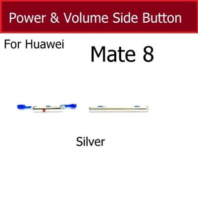 【♘COD Free Cas♘】 nang20403736363 ปุ่มปรับระดับเสียงด้านข้างเปิดปิดไฟสำหรับการควบคุมปริมาณพลังงาน Huawei Mate 8ชิ้นส่วนซ่อมแซมกุญแจสวิตช์ด้านข้าง