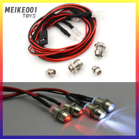 รถ RC MEIKE001 4ชิ้นรุ่น RC รถดริฟท์ไฟไฟ LED กลางคืน5Mm 3Mm ไฟหน้าชิ้นส่วน RC