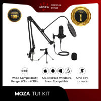 MOZA TU1 Kit ไมโครโฟนตั้งโต๊ะ สำหรับสาย Live Streamers บันทึกเสียง ประชุมออนไลน์ ตัดเสียงรบกวนอัตโนมัติ