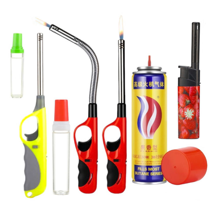 Long refillable lighter,butane gas lighter,multipurpose torch/lighter