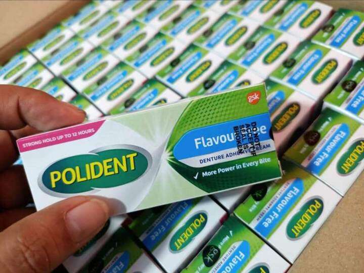 POLIDENT ADHESIVE DENTURE CREAM 8.5G Lazada PH