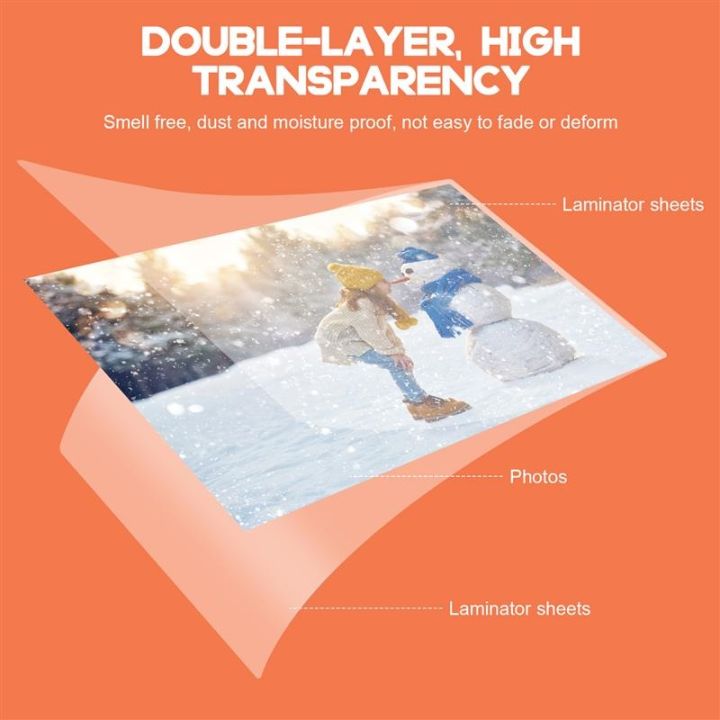 200pcs-transparent-laminator-sheets-thermal-laminating-pouches-photo-storage-plastic-sheets-laminating-paper