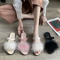 Voguebible รองเท้าแตะหญิง รองเท้า ผู้หญิง รองเท้าขนมิ้ง 2022 New รองเท้าแตะชายหาดของผู้หญิงฤดูร้อนรองเท้าแตะลำลองเกาหลี