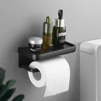 Bathroom a Toilet Paper Holder Roll Stand Tissue Box Toilet Toilet Paper Storage Rack Toilet Phone Holder Punch-Free Toilet Roll Holders
