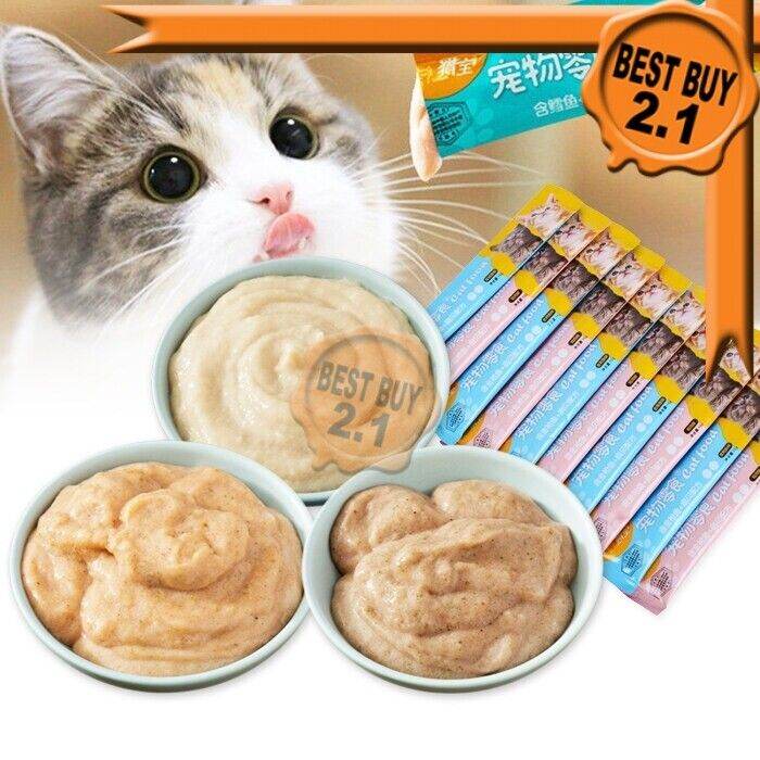 Bestbuy Liebao 15g Creamy Cat Treats Cat Snack Stick Cats Lick Food Pet 