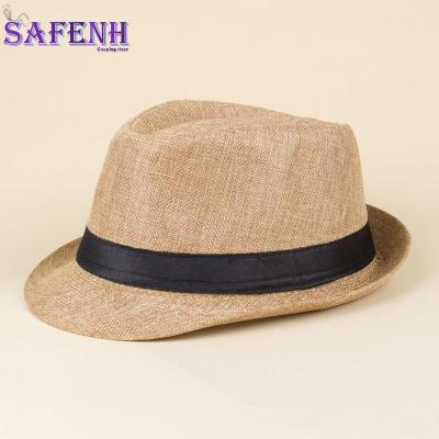 [hot]Retro Men Wide Brim Hat Vintage Couple Cap Outdoor Adult Bowler Hats Summer Sun Straw Caps Mens Top Jazz Hat