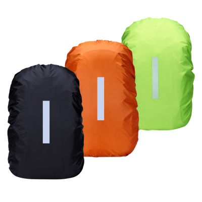 กระเป๋าเป้สะพายหลังกันน้ำ Rain Cover Antislip Cross Buckle Strap Ultralight Compact Portable Backpack Cover With Reflective Strips
