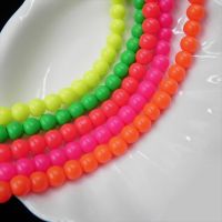 4 6 8 10MM 20-100PCS Glass Pearl Matte Round Imitation Pearl Beads DIY Bracelet Earrings Beads Necklace Beads for Jewelry Beads