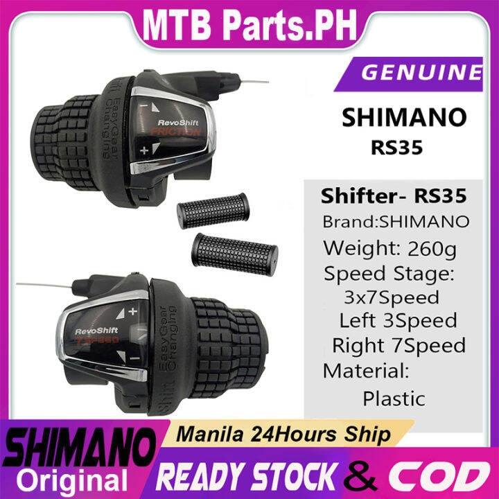 Shimano RS35 Shifter 3x7 21s MTB Bicycle Bike Shifter Twist Shifter