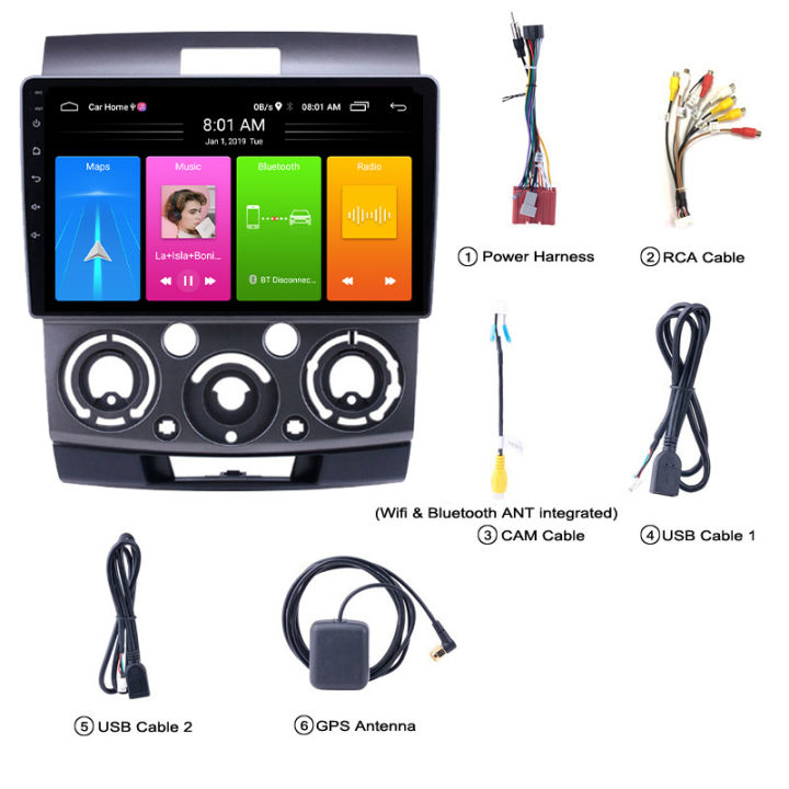 acodo-android-12-9inch-car-stereo-for-mazda-bt50-2001-2010-car-stereo-2-din-android-radio-screen-multimedia-player-autoradio-head-unit-ips-touch-screen-wifi-carplay-auto-radio-bluetooth-fm-car-radio-d
