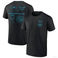 NEW Jay Hornets Training T-shirt Black Fan Short Sleeve Basketball Sports T-shirt Unisex Large