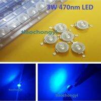 100PCS 3W Blue High power LED Emitter 470nm 700mA 3.6V LED light-emitting diod