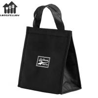 Print Waterproof Lunch Bag Thermal Storage Handbag Insulated Bento Food Storage Tote