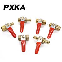 QDLJ-Pagoda Valve Switch Pneumatic Ball Valve Red Handle Small Ball Valve Drain 2/4 Double Outer Wire Inner Wire