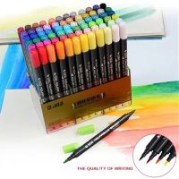 Water Soluble Double Headed Soft Headedart School Supplies for Artist Markers Watercolor Pen Set Drawing Stationery Manga