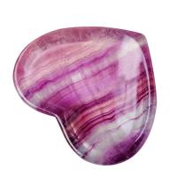 Crystal Fluorite Bowl Natural Gemstone Heart Shaped Healing Crystals Hand Carved Fluorite Heart Bowl Home Decoration Crafts Heart Stones Polished Love Gemstones steadfast