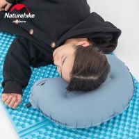 Naturehike Outdoor Sponge Automatic Inflatable Pillow Camping Travel Portable Sponge Inflatable Pillow